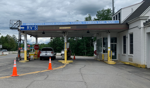 Coburn Gore Border Inspection Station.