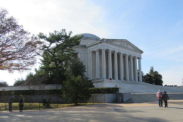 The Thomas Jefferson Memorial in Washington, DC