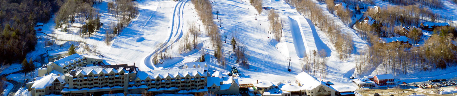 Ski slopes in New Hampshire.