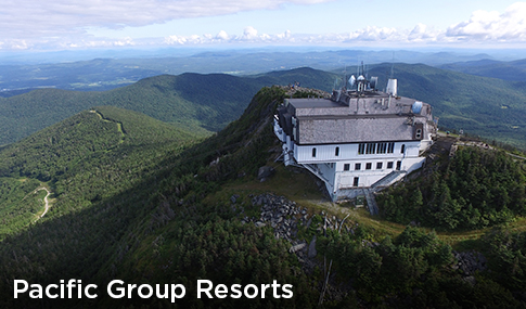 Jay Peak resort in summer. 