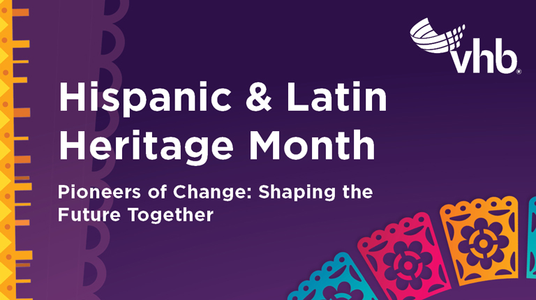 Alvaro Calle, Marisol Castro Aguilar, JL Coelho, and Fabricio Ponce celebrating Hispanic and Latin Heritage Month.