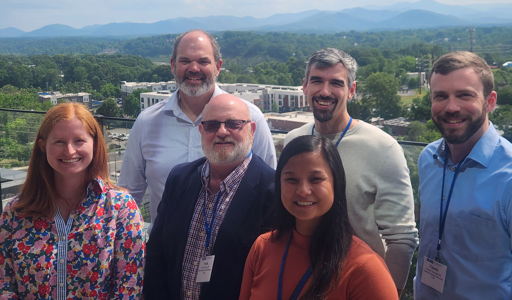 VHBers stand together for a selfie at the PENC Conference in Asheville, NC. 