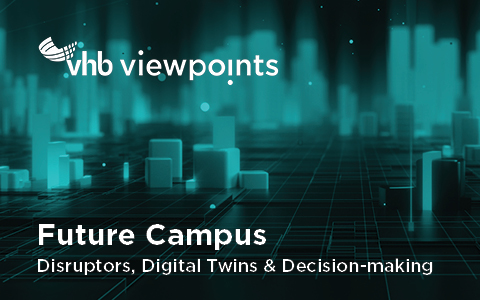 A digital city represented by tall buildings and infrastructure.